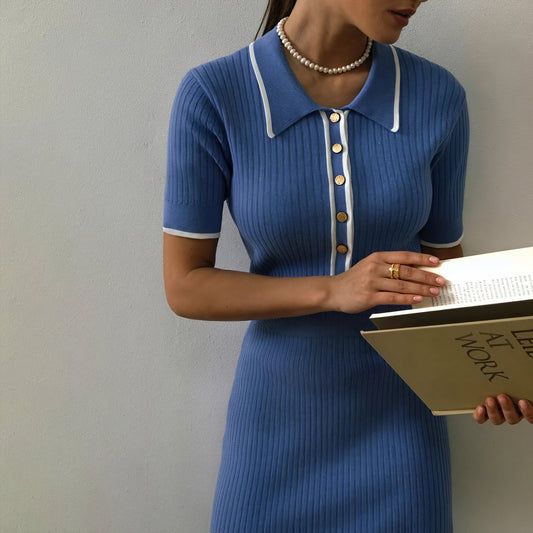 Charming Knit Dress: A Touch of Classic Sophistication