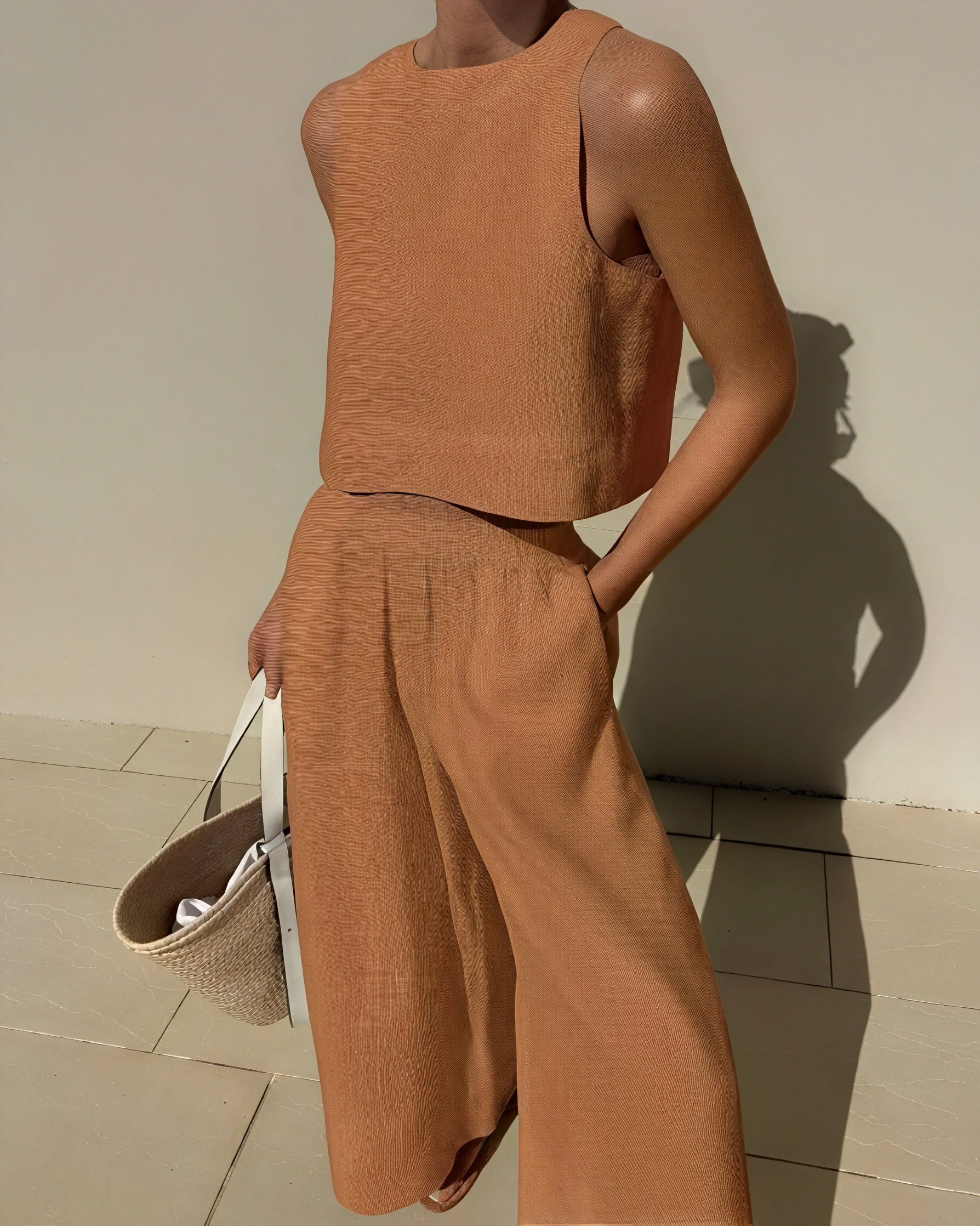Modern Crop Top & Wide Leg Set