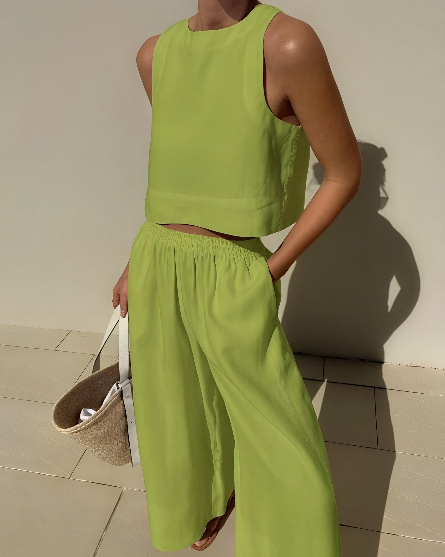 Modern Crop Top & Wide Leg Set