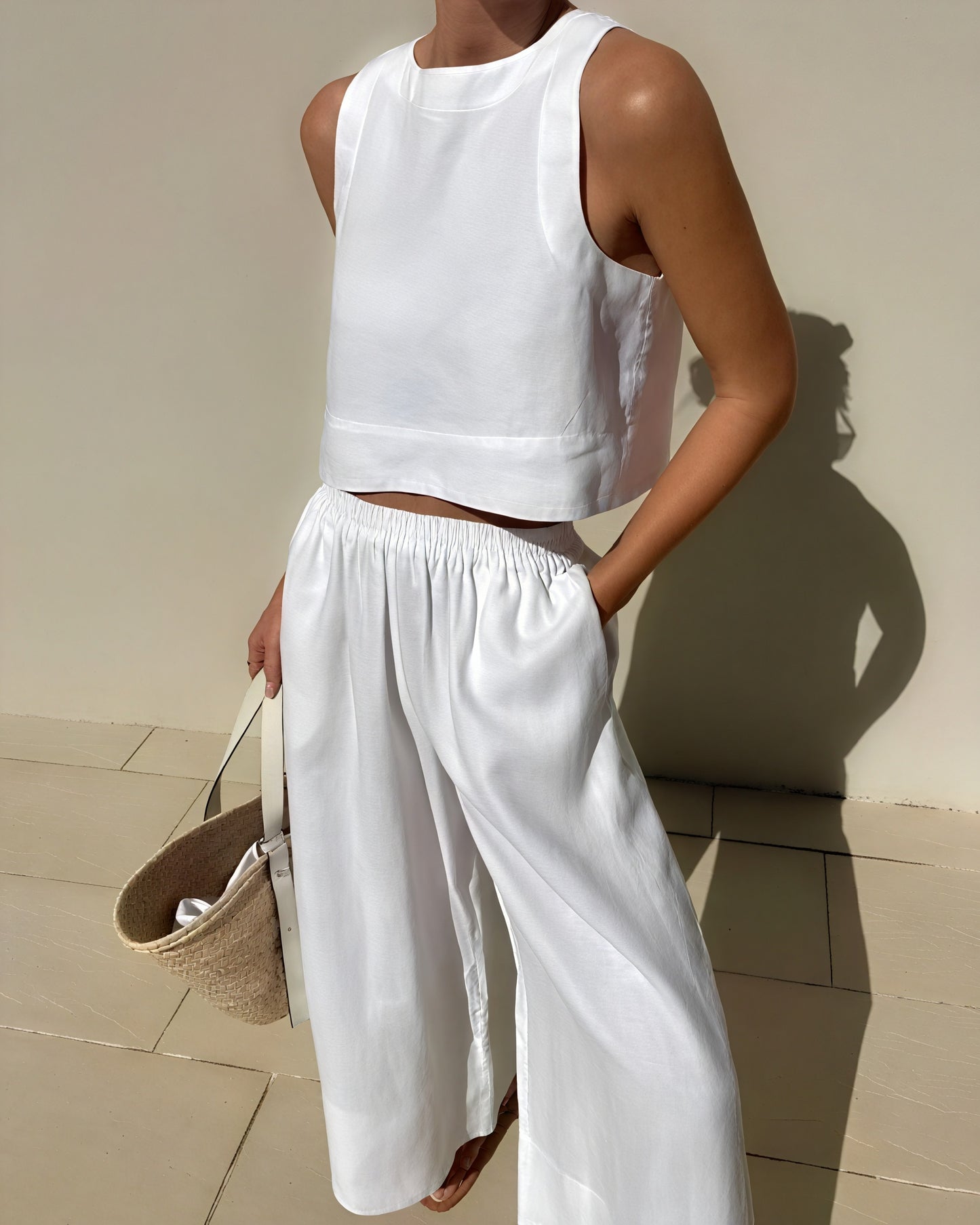 Modern Crop Top & Wide Leg Set