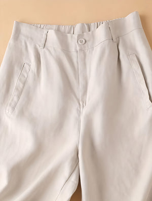 Wide-Leg Culottes - High-Waisted Modern Pant