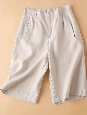 Wide-Leg Culottes - High-Waisted Modern Pant