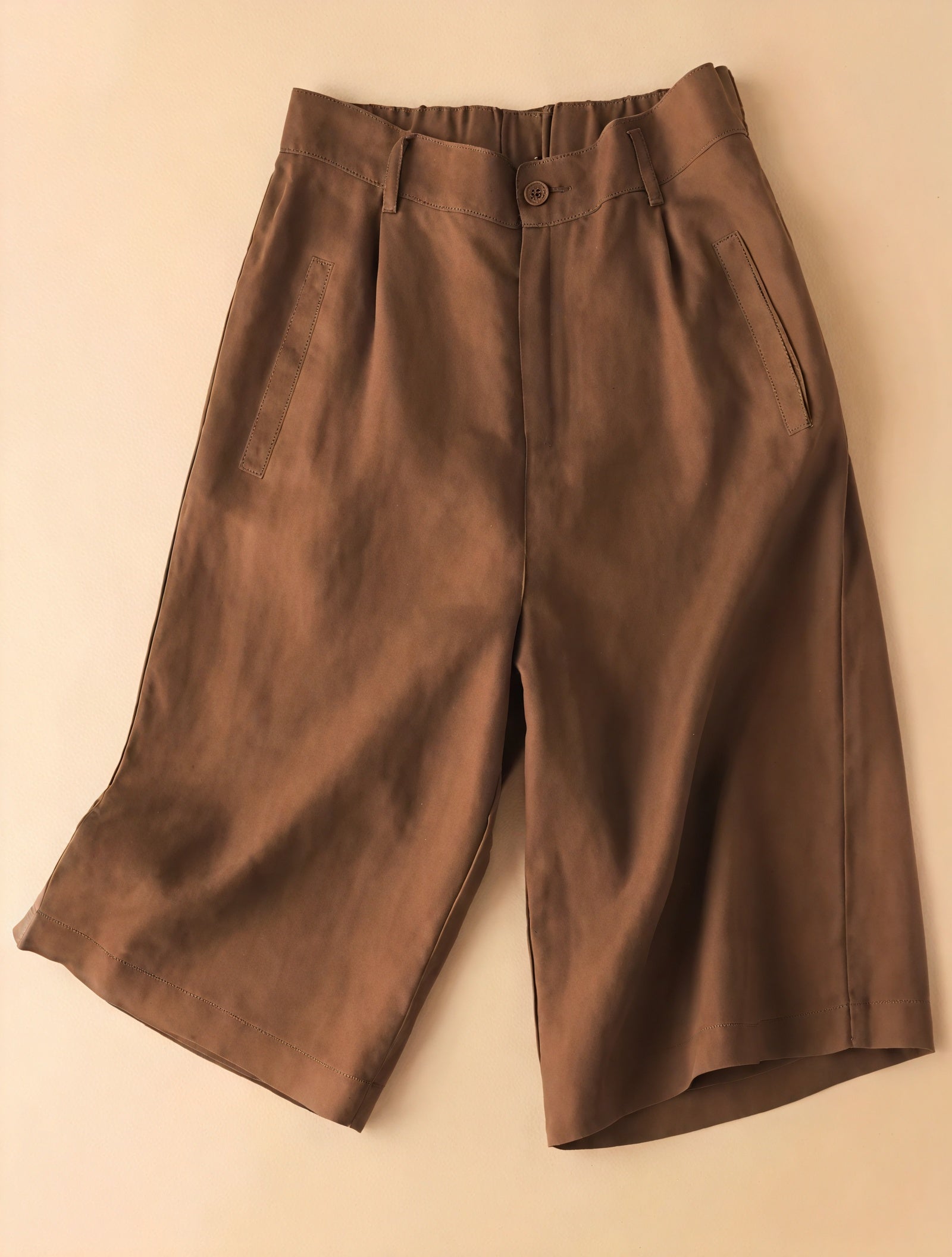 Wide-Leg Culottes - High-Waisted Modern Pant