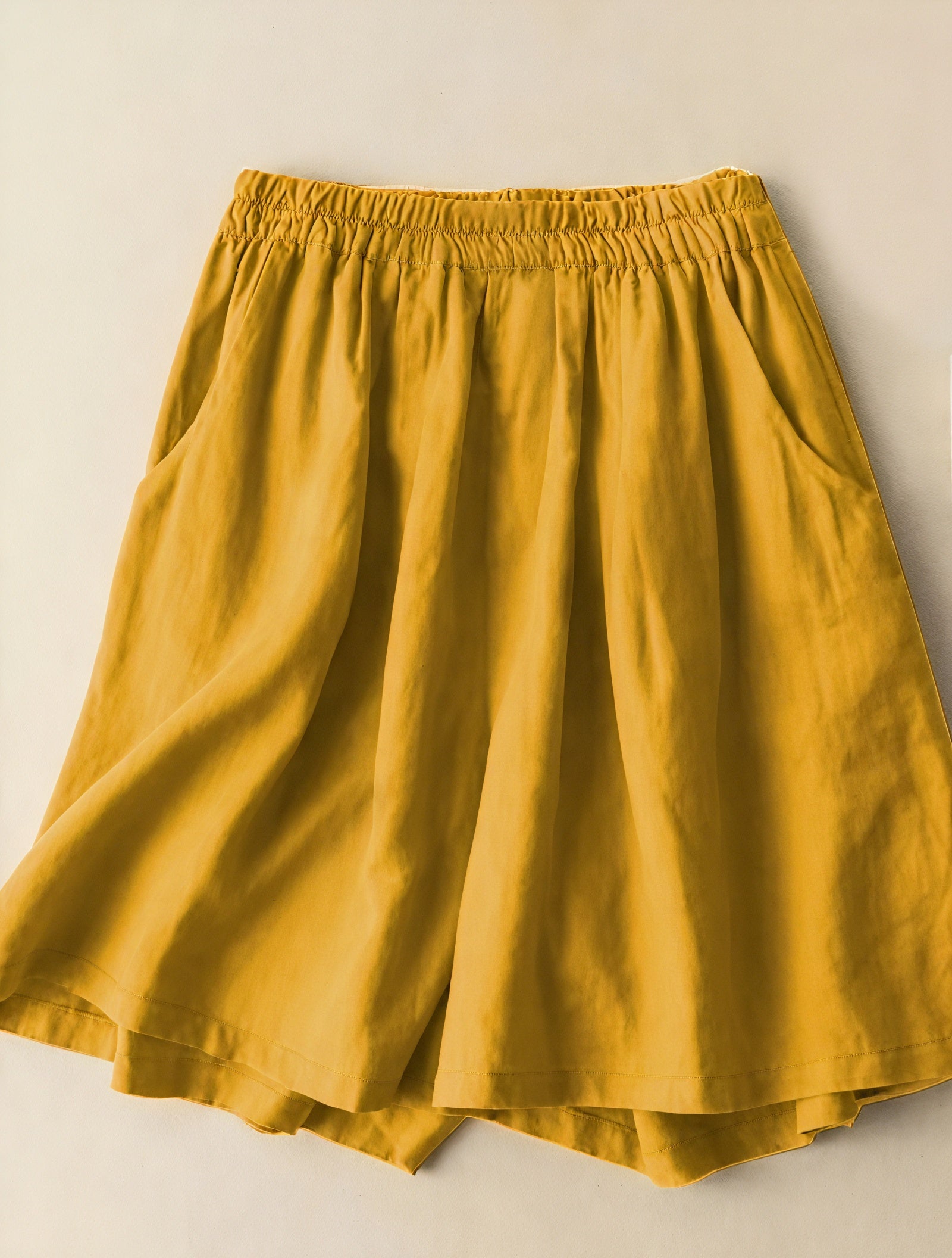 Relaxed Fit High-Waisted Wide Leg Shorts