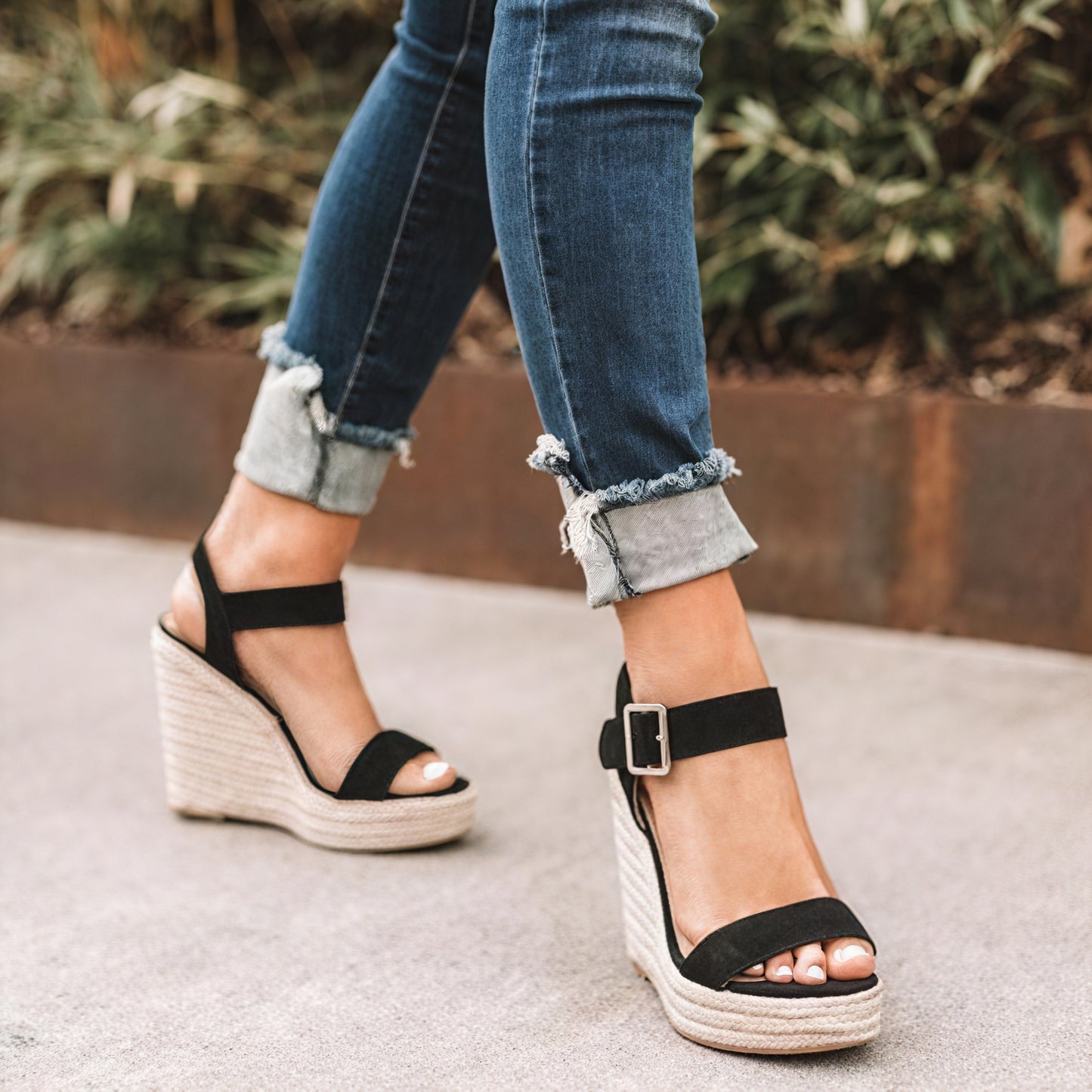 Women's Espadrille Wedge Sandals – Ankle Strap, Open Toe, Summery-82714-ef08e245-6ca5-469e-b2ac-8b42061d2464