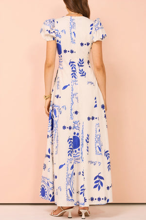 Printed Midi Dress: Summer Daydream