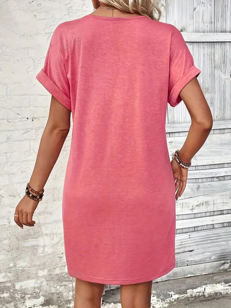 Relaxed Fit Button-Down Dress