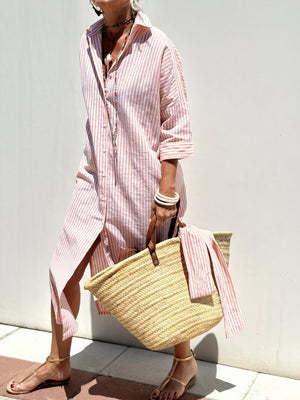 Basicfold Women's Striped Button-Down Long Sleeve Versatile Dress-83289-d43da464-7c17-41c5-bffa-58f7257a0429