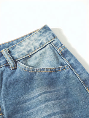 Women's Light Blue Loose Fit Jeans – Cuffed Hem, Button Fly-83359-040c4cc9-2a7c-438d-80f4-a2f8e1c34aed