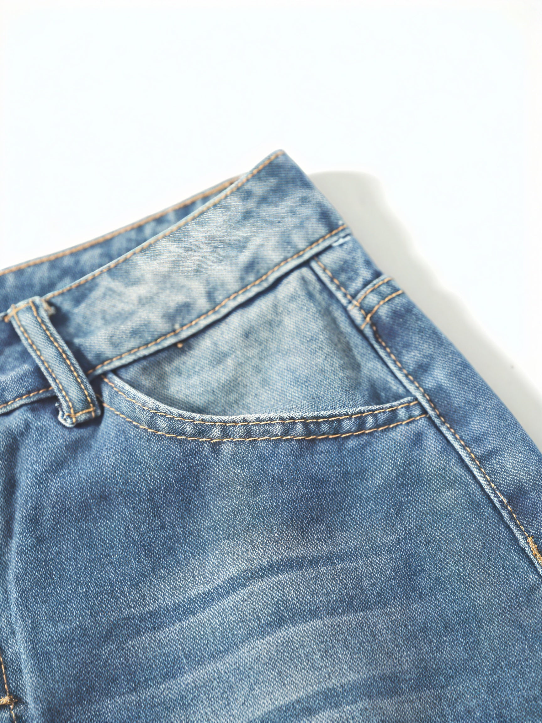 Women's Light Blue Loose Fit Jeans – Cuffed Hem, Button Fly-83359-040c4cc9-2a7c-438d-80f4-a2f8e1c34aed