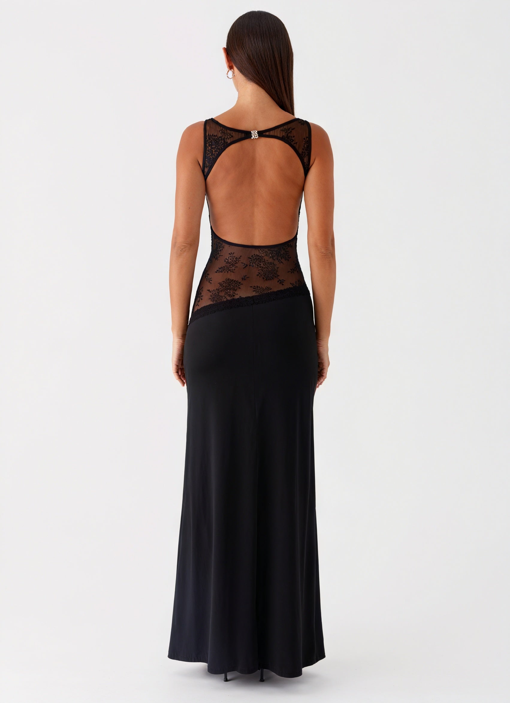 Women's Sleeveless Maxi Dress – Elegant Lace Panel Design, Formal Evening Gown-83478-e30c5733-0e8e-4f6e-b37b-ca5f57d8ee74