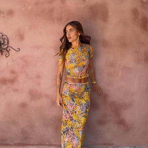 Women's Floral Print Two-Piece Outfit – Crop Top & Maxi Skirt Set-83559-49b90ac5-0c56-401d-98f2-bfe6d6df0840