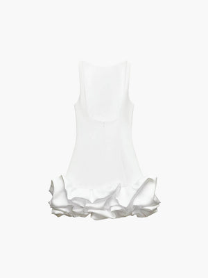 Sleeveless Ruffled Mini Dress