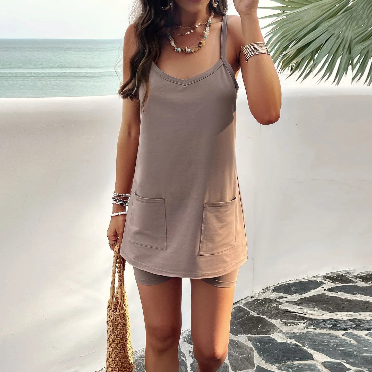 Relaxed Two-Piece Set with Pockets