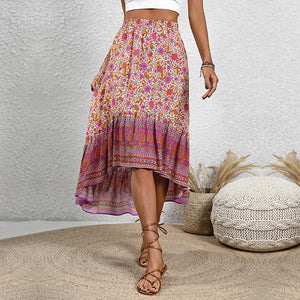 Gypsy Bloom Midi Skirt • Bohemian Style