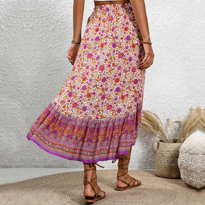 Gypsy Bloom Midi Skirt • Bohemian Style