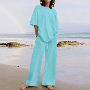 Activewear Set: Wide-Leg, High-Waisted, Relaxed