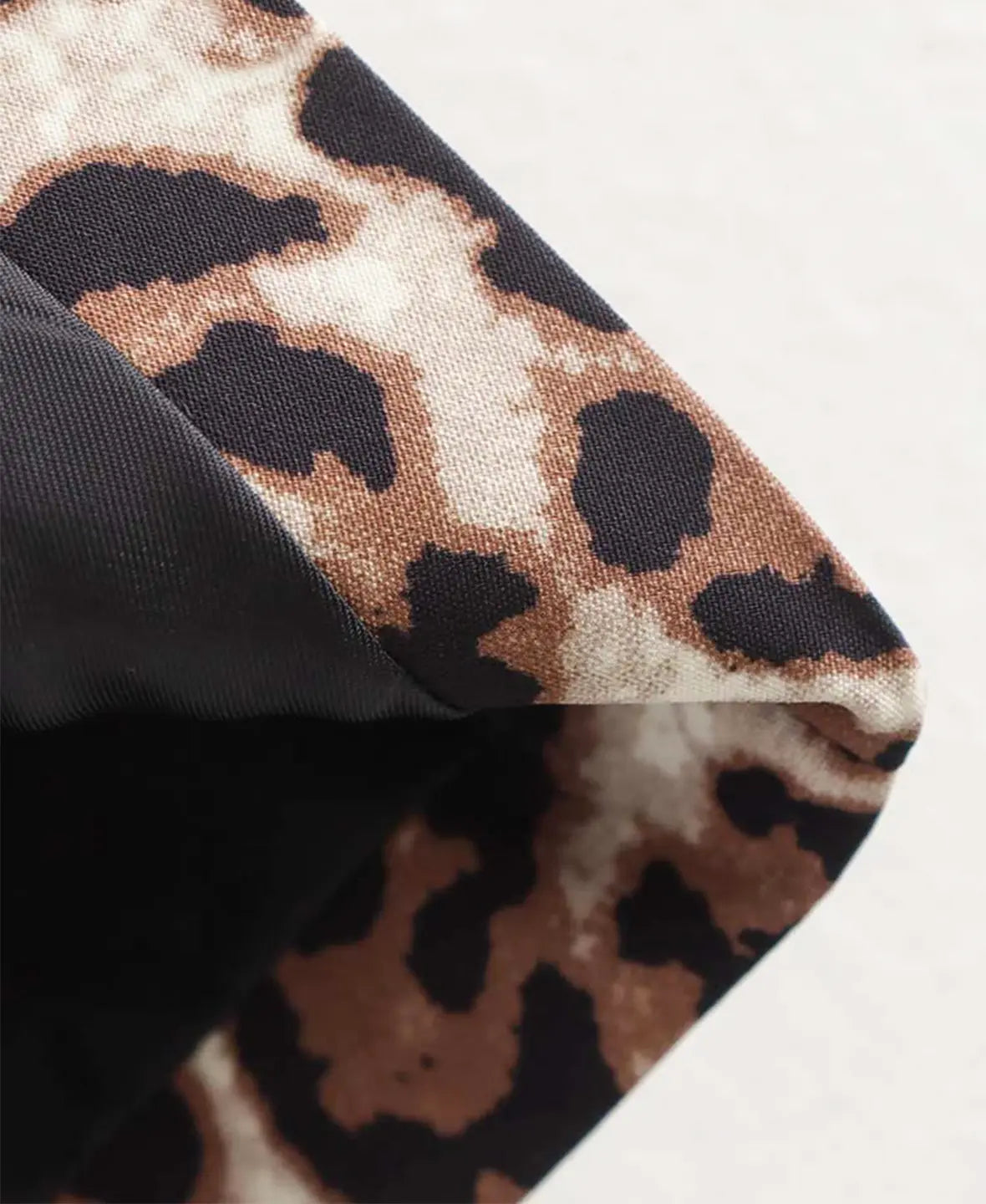 Leopard Print Button-Front Statement Vest