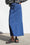 Classic Midi Skirt - Seam Detail, Denim