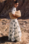 Floral Smocked Two-Piece Set - White Cotton