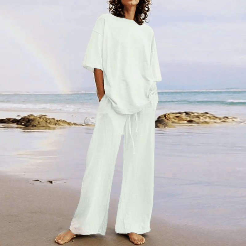 Activewear Set: Wide-Leg, High-Waisted, Relaxed